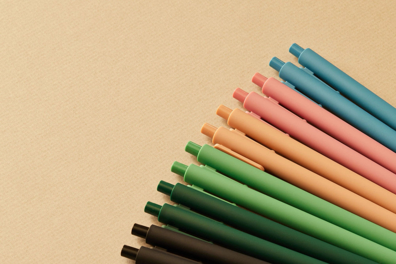 Gel Pins - Black Ink, Fine Print, Retractable