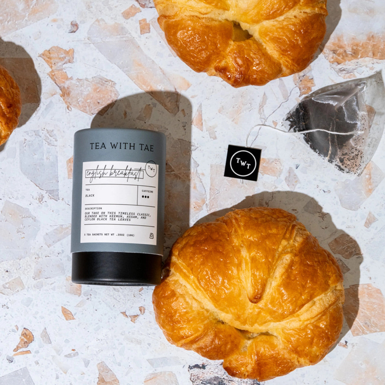 Mini tubo de té negro English Breakfast (5 bolsitas)