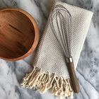 Waffle Turkish Hand Towel (Granite)