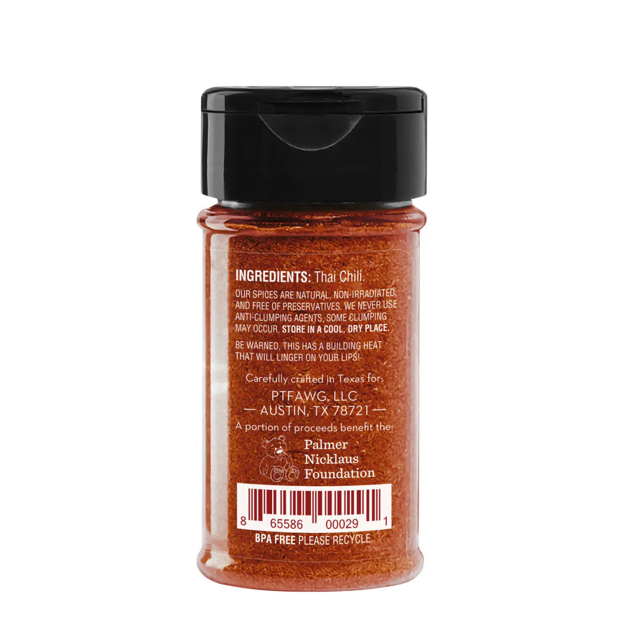 Polvo de chile tailandés 