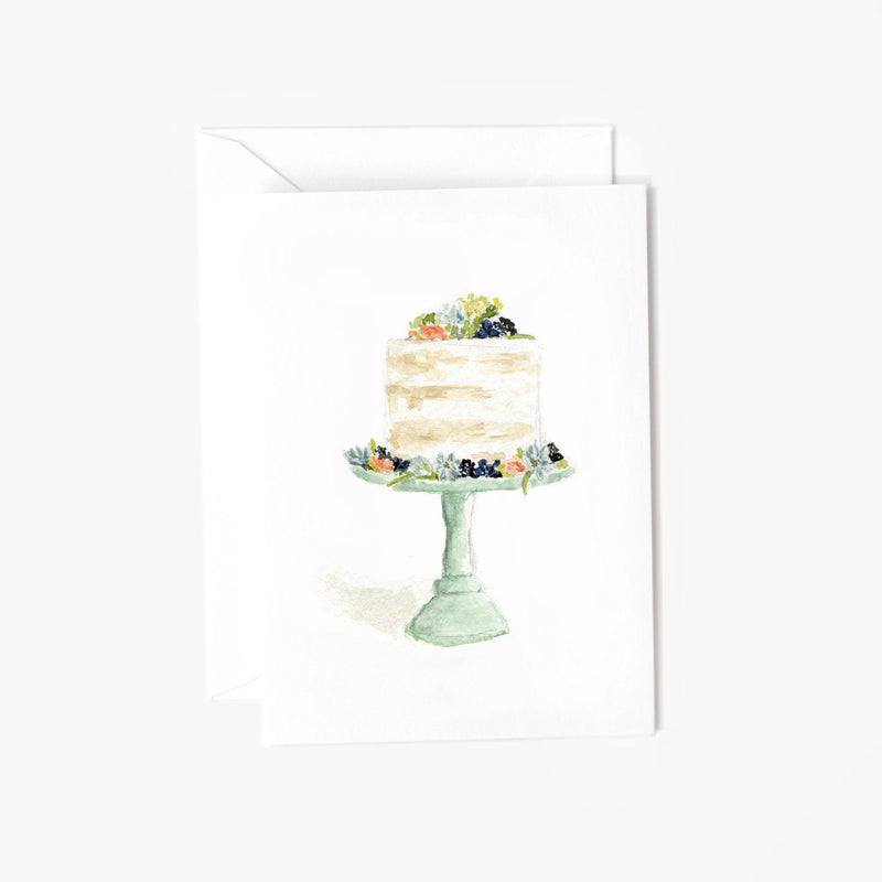 Somebody's Having Cake Without Me Mini Notecard