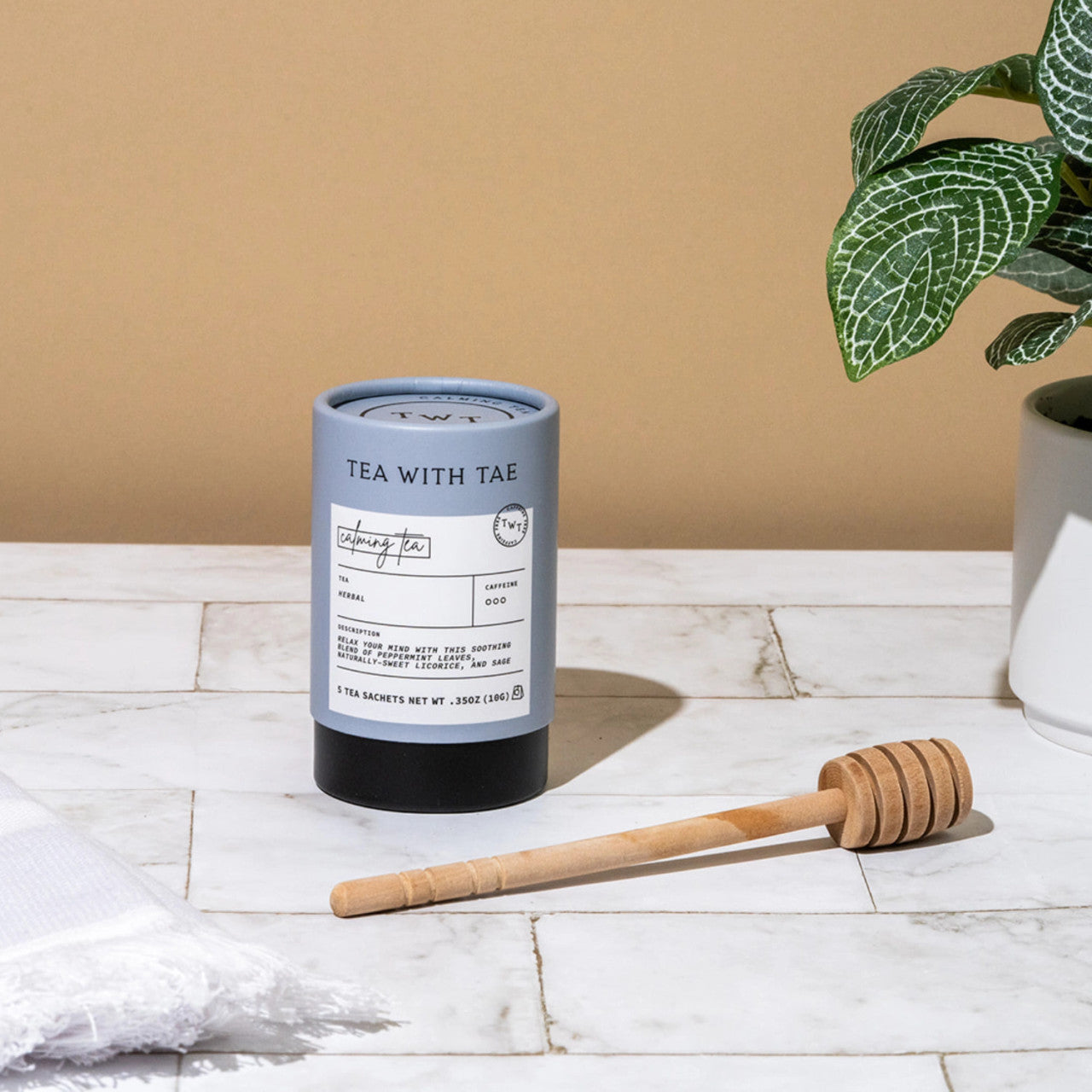 Mini tubo de té calmante Herbal Rest (5 bolsitas)