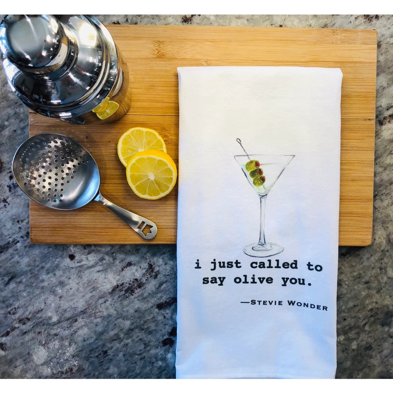 Solo llamé para decirte Olive, tu paño de cocina