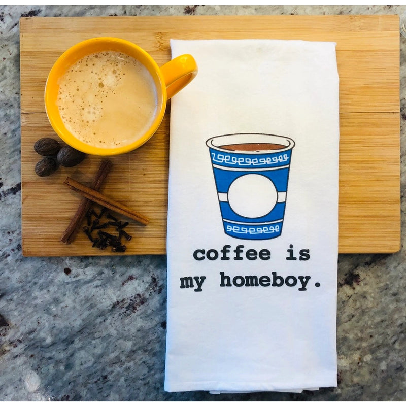 Paño de cocina "El café es mi amigo"