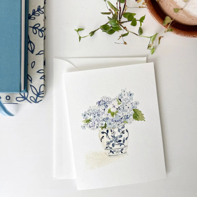 Hydrangea Bouquet Notecards S/8