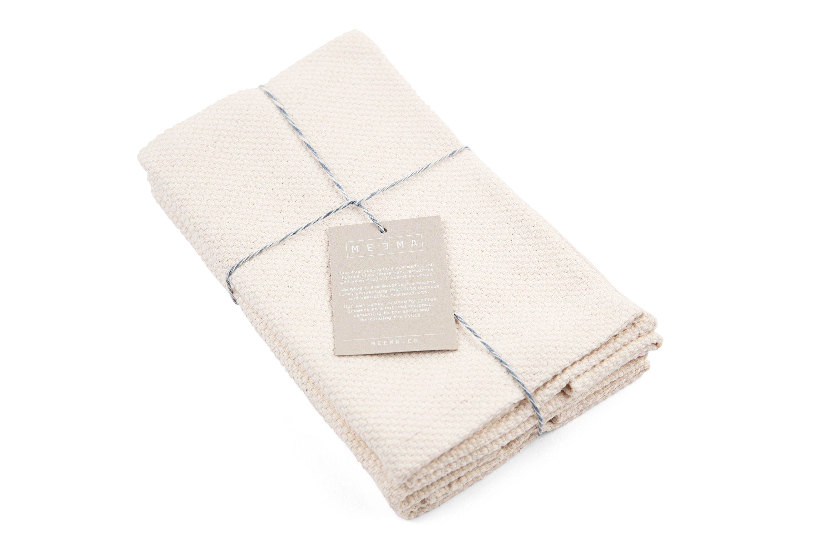 Manteles individuales rústicos modernos | Mezclilla natural talla 4