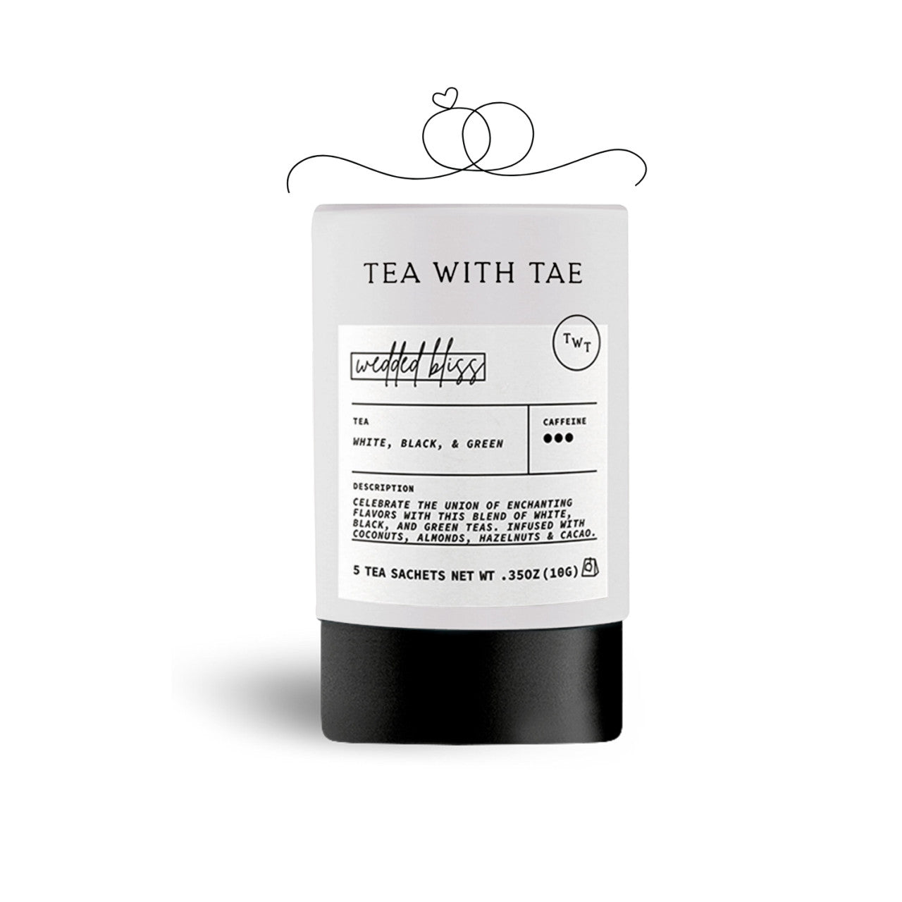 Wedded Bliss Mini Tube (5 Tea Bags)