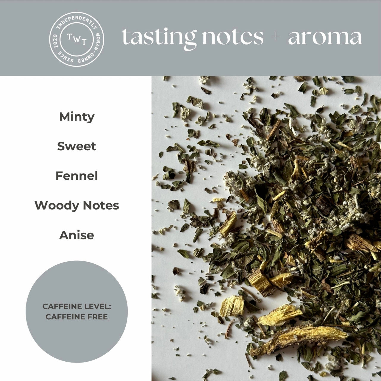 Mini tubo de té calmante Herbal Rest (5 bolsitas)